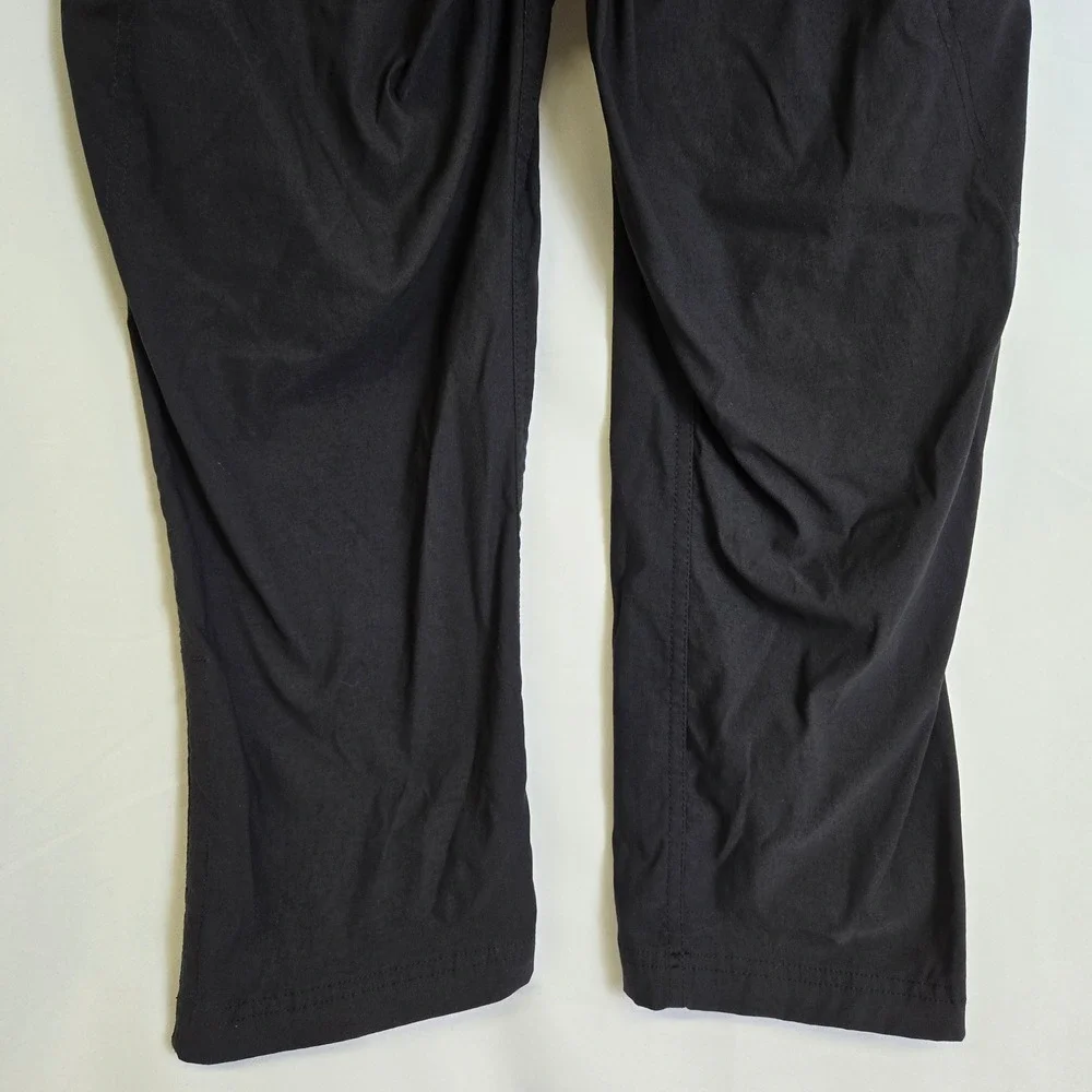 Eddie Bauer First Accent Guide Pro Capri Pants Gorpcore Hiking Black T8 Flaw - Picture 11 of 11